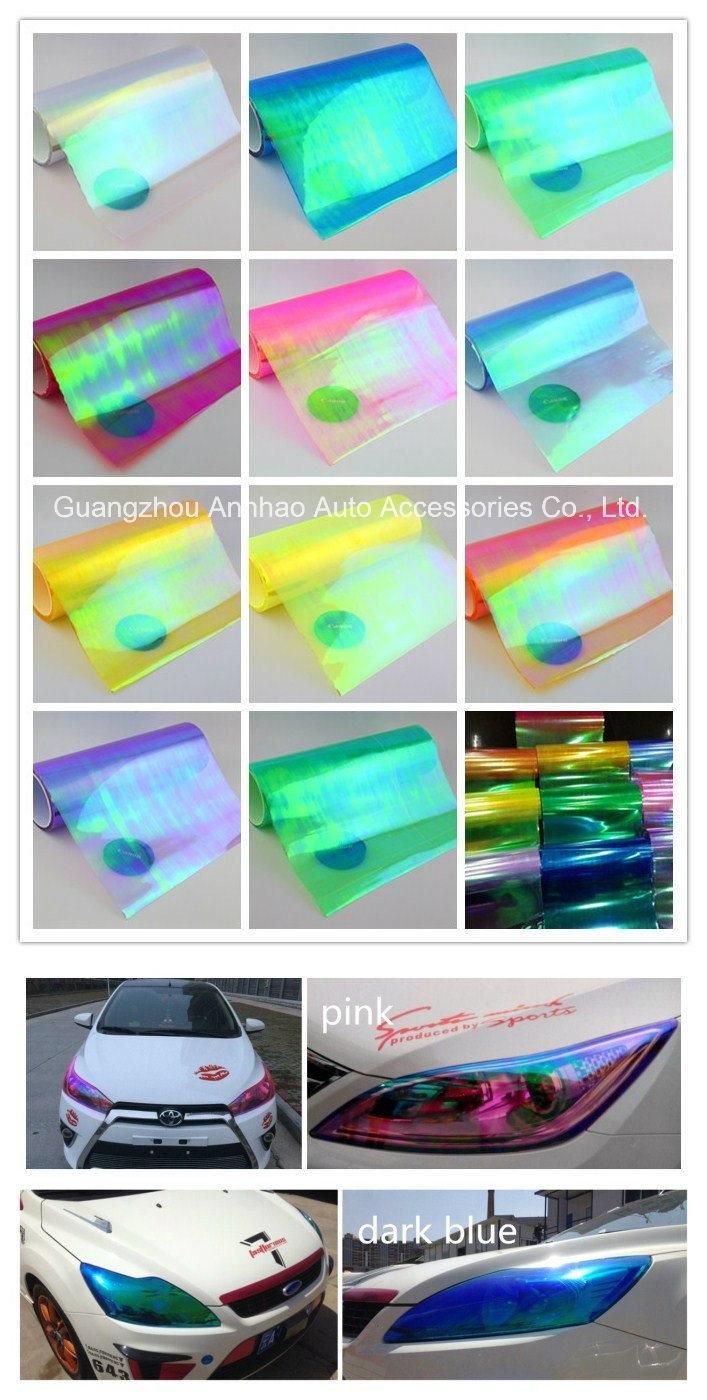 High Quality Car Wrap Chamaleon Tint Car Headlight Film Stickers