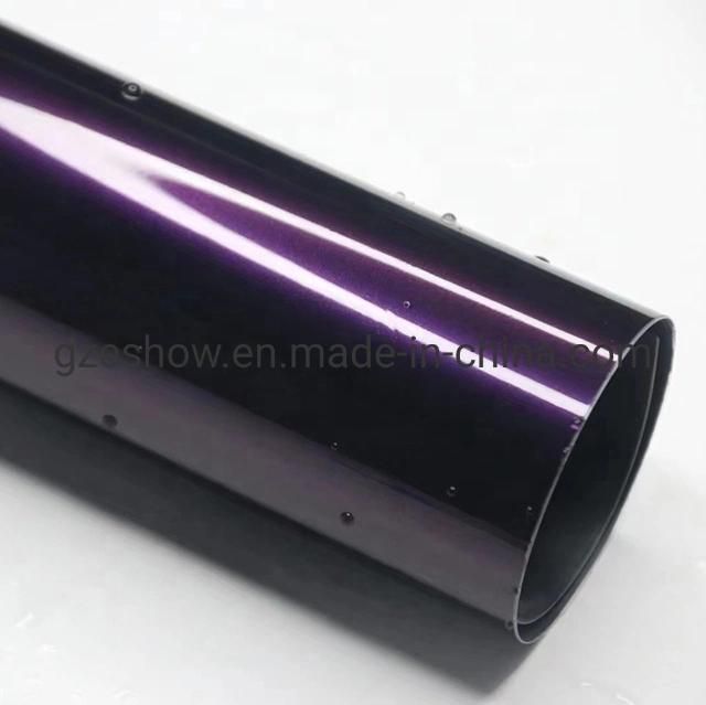 Glossy Midnight Purple Car Wrap Air Bubble Free Car Sticker