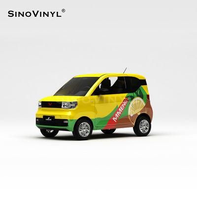 SINOVINYL Waterproof Car Wrap Sticker Printing Vinyl Stickers Removable Sticker