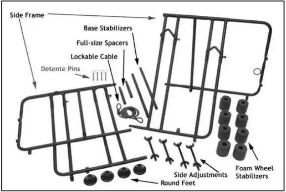 Rear Steel Bike Carrier Bus Rack/Racks Bike Carry Hitch