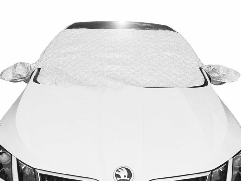 2 in 1 Car Sunshade with Mirror Cover Auto Accessories