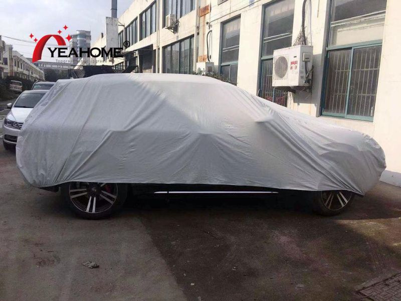 Luxury Elastic Covers PU Coating Anti-UV Waterproof Car Cover