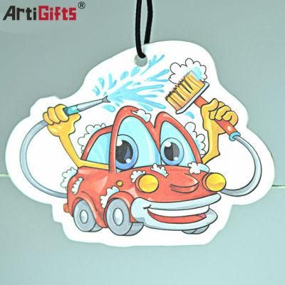 Factory Cheap Wholesale Promotion Custom Hanging Paper Car Air Freshener