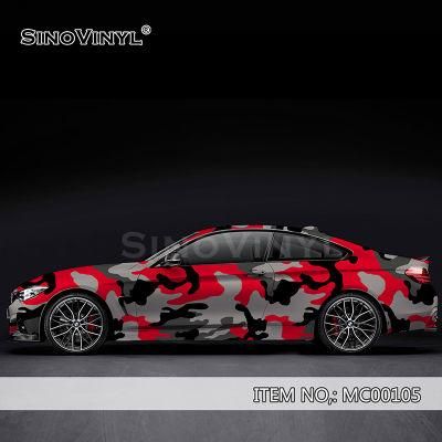 SINOVINYL Wholesale Camouflage Car Sticker Film Printing Auto Wrap Vinyl