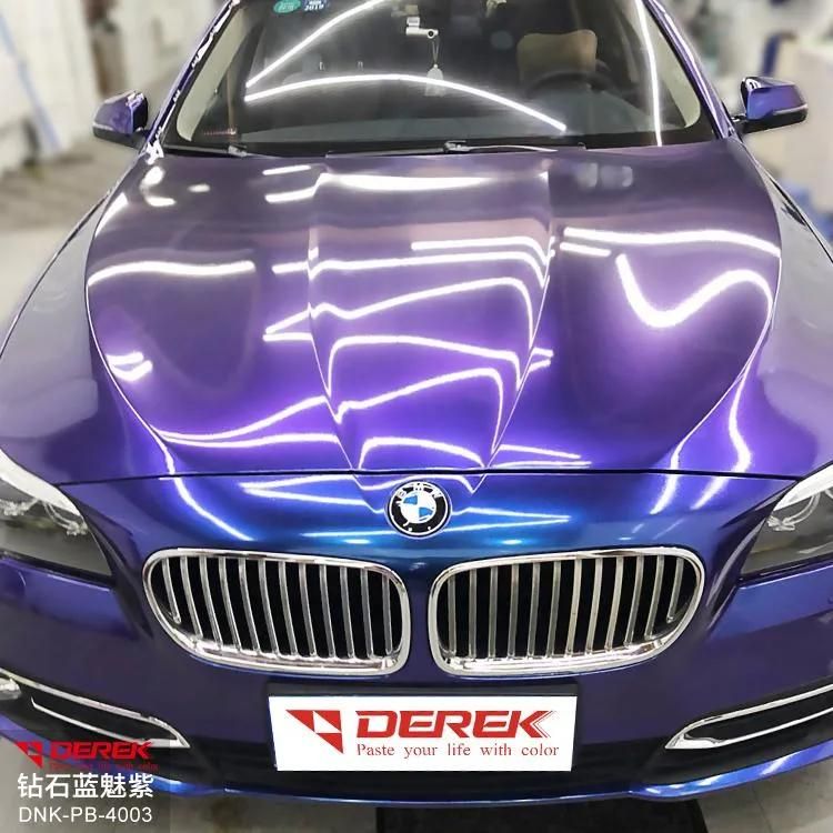 2021 New Glossy Matte Diamond Chameleon Foil Fashion Design Shining Color Change Vinyl Sticker Car Wrap Film