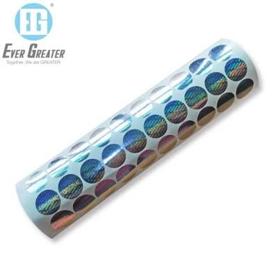 Adhesive Laser Sticker Reflection Rainbow Holographic Label Hologram Sticker