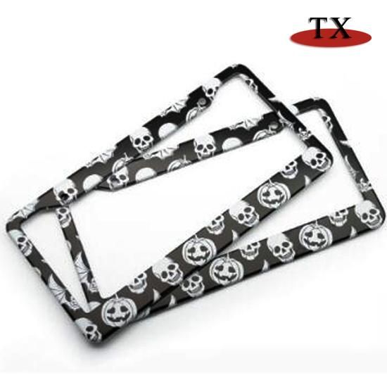 Customized Personality European And American License Plate Frame Plastic Metal