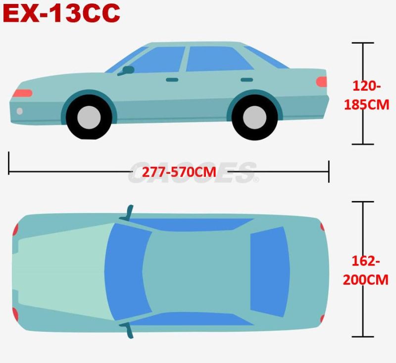 Car Covers, Auto Vehicle Covers for Indoor Grey Cheap Car Cover Dust-Proof Anti Bird Dropping Tree Leaves Windproof Car Tarp Xs/S/M/L/XL/XXL for Sedan, SUV, MPV