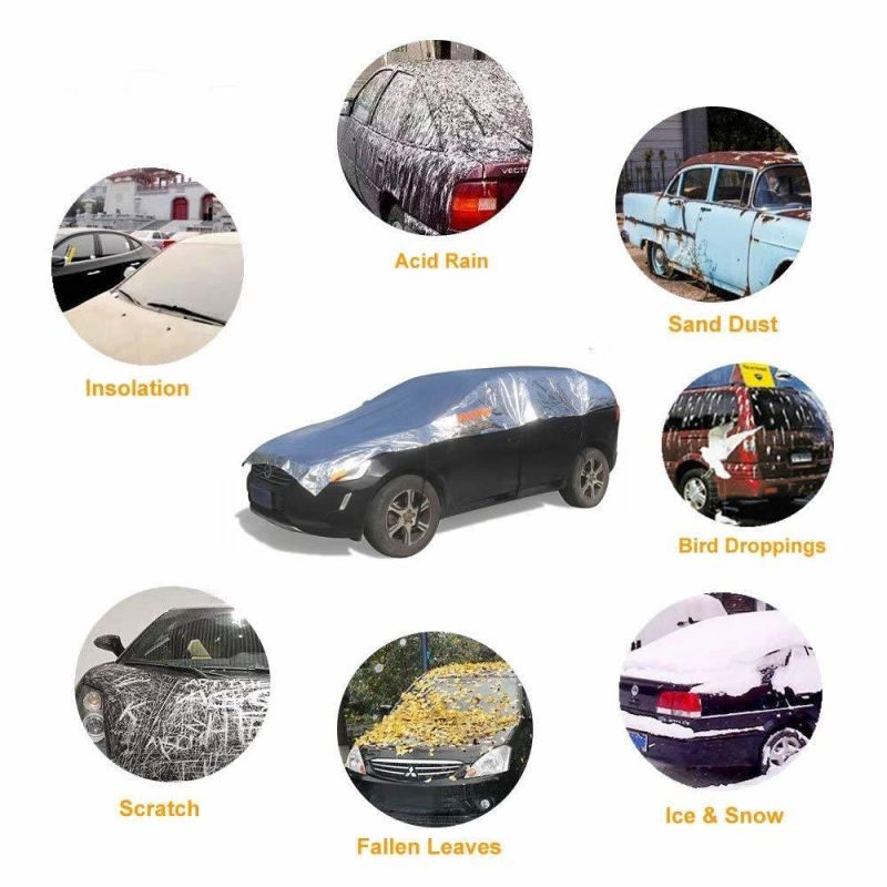 All Weather Car Body Cover Manufactorer Supplier PVC+Cotton Outdoor Waterproof