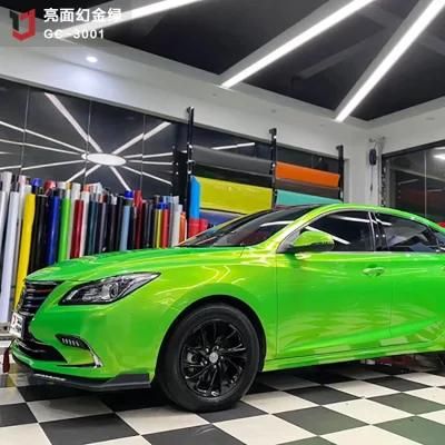 Top Quality 1.52*18m Magic Old Series Vehicle Wrap High Glossy Chameleon Car Wrapping Film Vinyl