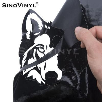 SINOVINYL Super Glossy Color Plotter Graphic DIY Cutting Vinyl Permanent Self Adhesive Film