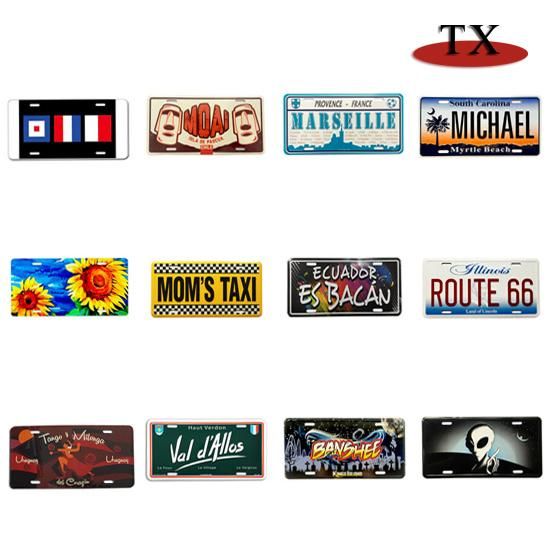 Car Accessories ABS Metal Auto Number Plate License Plate Frame