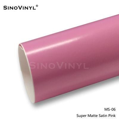 SINOVINYL Super Matte Satin Hot Sale Removable Wrapping Stickers Car Sticker Film Vehicle Wrap Vinyl