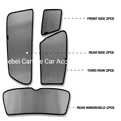 Magnetic Mesh Car Sunshade, Clip Sunshade, UV Protect Sunshade