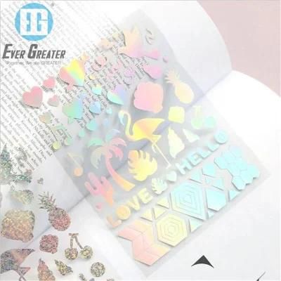 Hot Sale Self Adhesive Custom Vinyl 2D Hologram Sticker