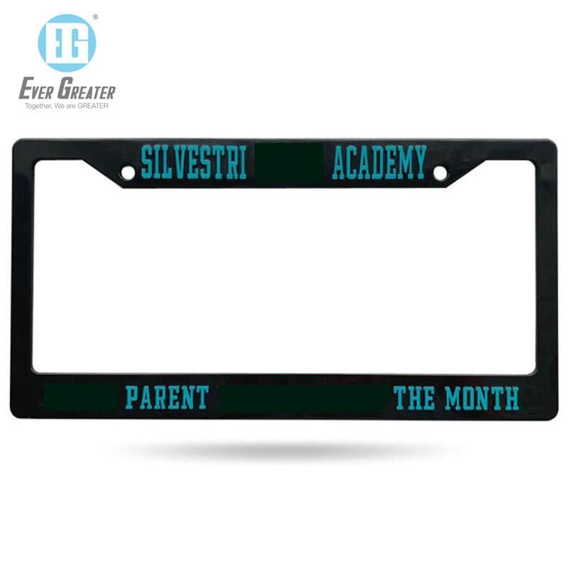 High Quality Metal Aluminum Custom Car License Plate Frame