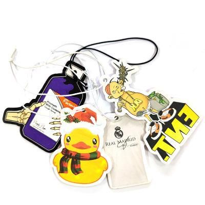 Branded Perfume Hanging Paper Air Freshener Made in China Beautiful Truck Shape Paper Car Air Fresheners