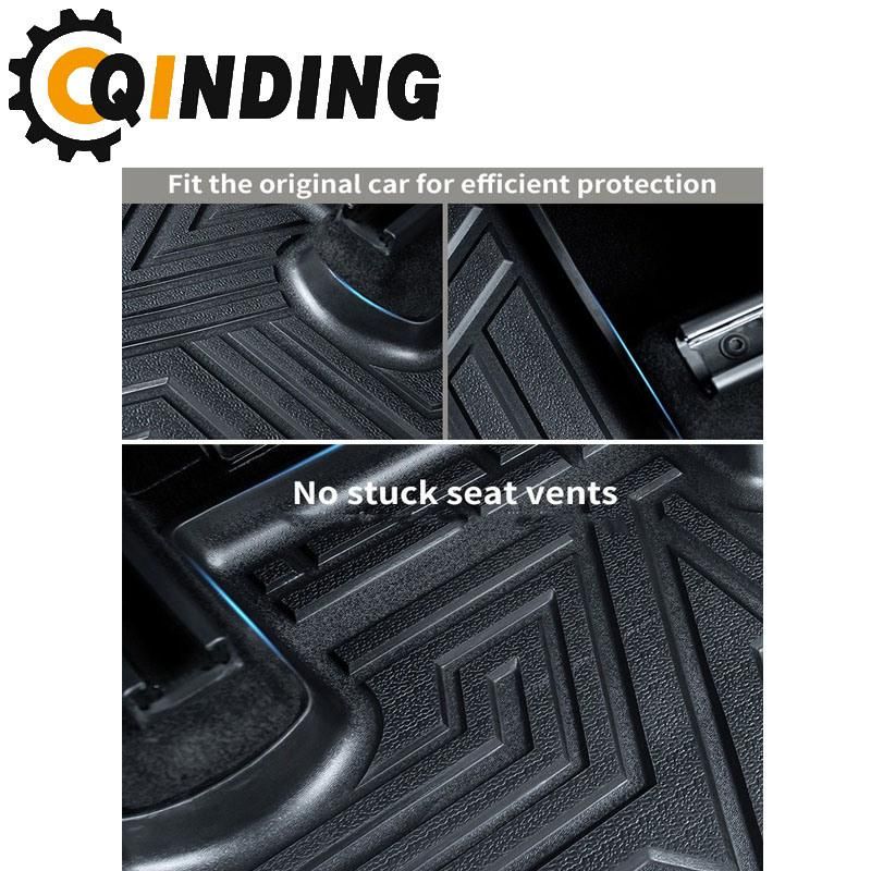 Wholesale Customized Waterproof Wear Leather 5D Anti Slip Car Mat Hot Pressed Mats