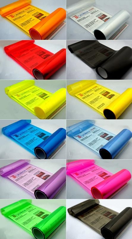 Wholesales OEM Size PVC Self Adhesive 30cm*9m Car Decal Glossy Light Film