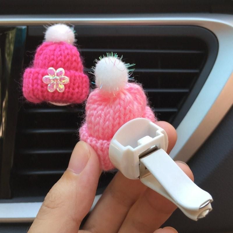 Car Christmas Hat Fragrance Clip Car Flavoring Accessories Automobile Decoration