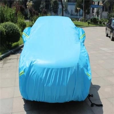 Blue Color PEVA&Ppcotton Material Waterproof UV Protection Full Car Cover