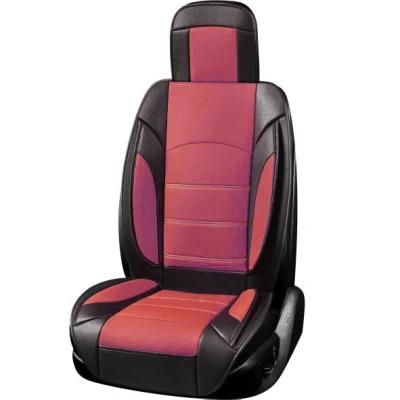 Red Comfortable Durable Waterproof PU Leather Auto and Office Chair Seat Cover