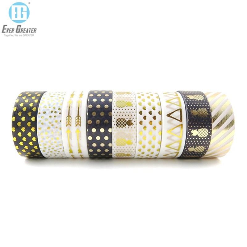 Decoration Colored Printed Paper Masking Adhesive Washi Tape Paper Tape