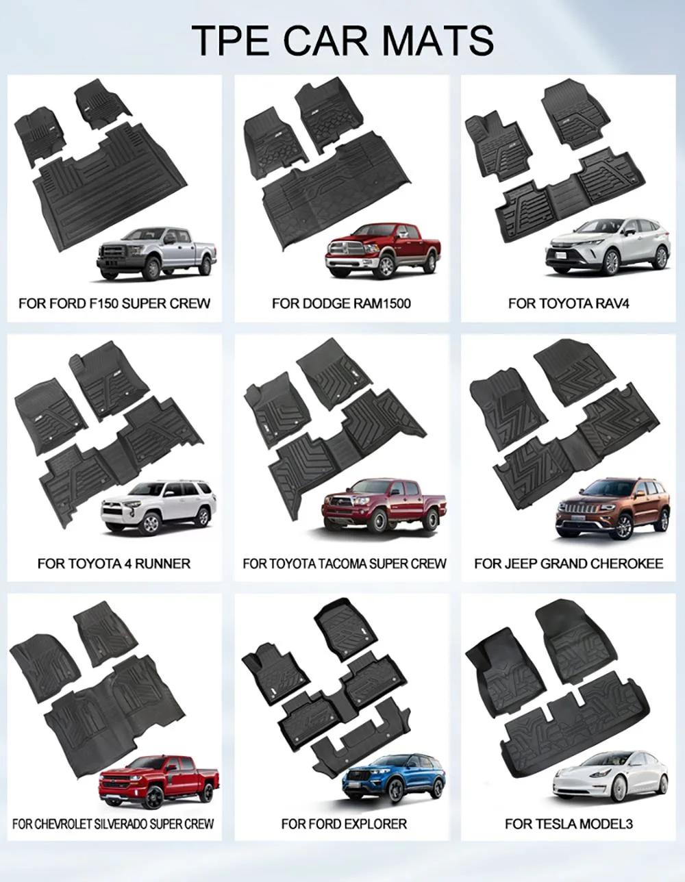 All Weather Anti Slip Car Mat PVC Mat Rubber Mat Floor Mat for Audi Q5I Q5 2018 2019 2020