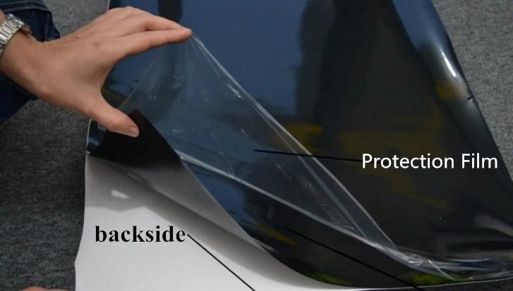 1.35*15m Black High Glossy Sticker Car Roof Protection Film