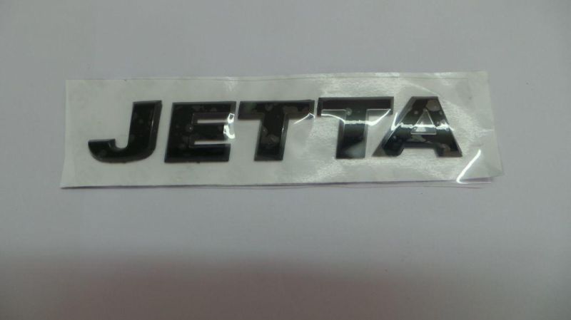 ABS Silver Custom Logo Car Accessories New Auto Letter Badge Emblem