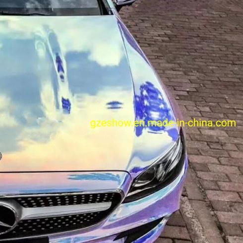 PVC Film Car Vinyl Wrap Rainbow Chrome Film