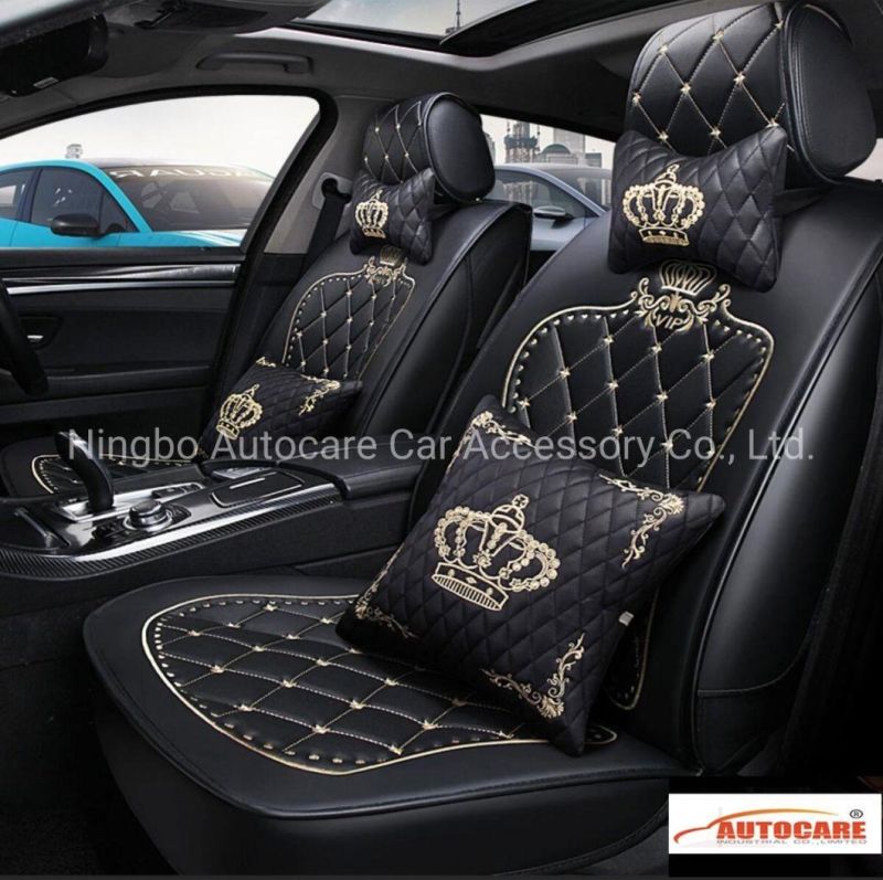 Hot Fashion Crown and Diamond Car Seat Cover