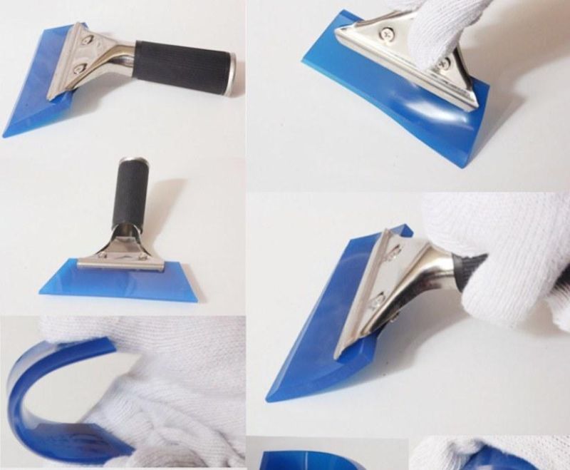 Installation Tool Stainless Steel Handle Blade Rubber Squeegee