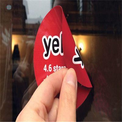 Custom UV Print Window Clings PVC Sticker Static Cling Stickers Window Sticker