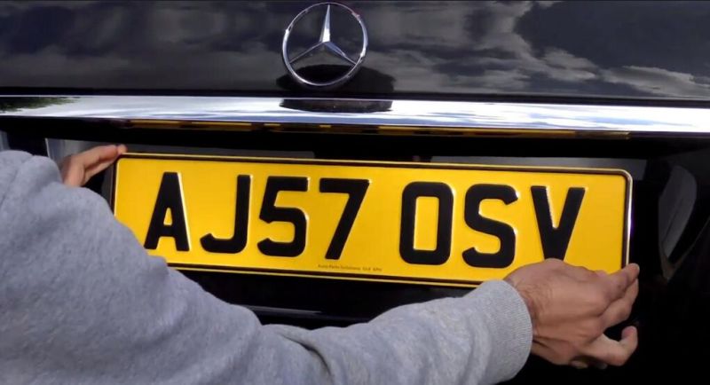 Reflective Car License Number Plate