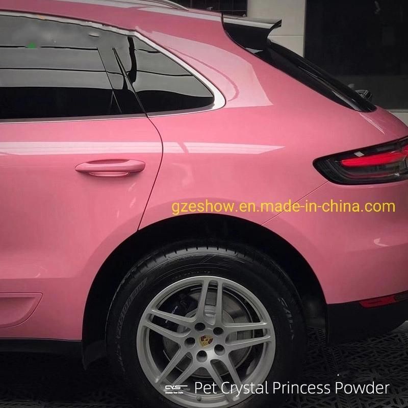 Pet Crystal Princess Powder Car Film PVC Sticker