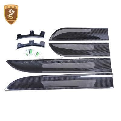 Carbon Fiber Car Auto Accessories Body Parts Middle Column Decorative Strip for Macan 95b 2014+