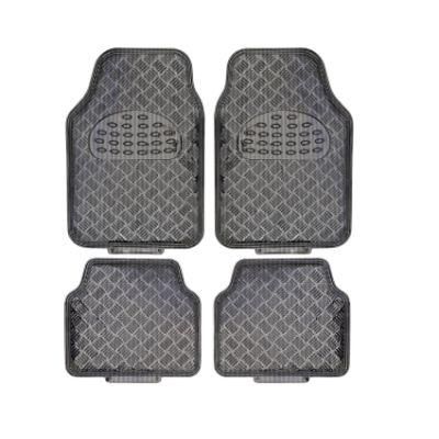 Universal 4PCS Rubber Car Floor Mats All Weather Protection