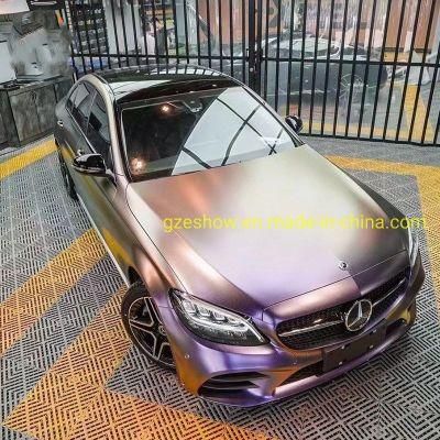 Matte Pearl Purple Chrome Car Wrap Vinyl Film