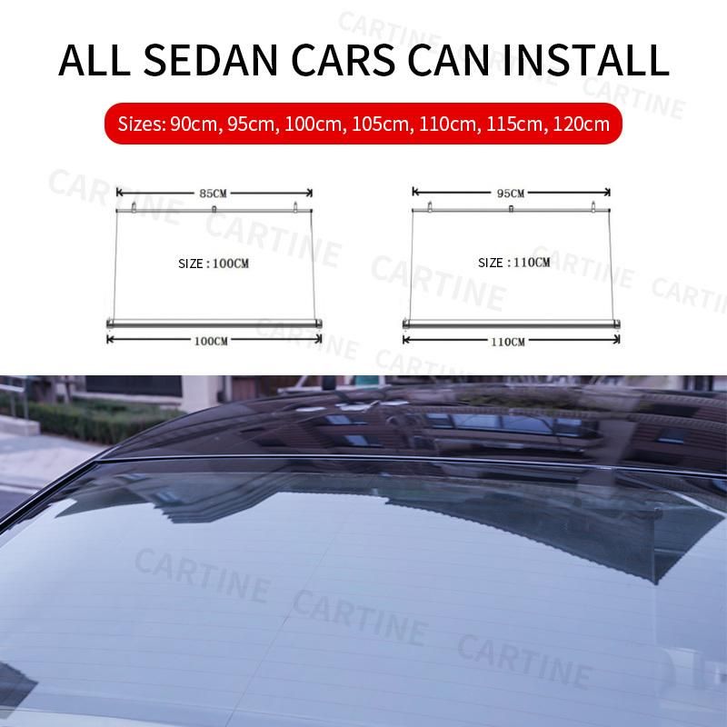 Car Rear Mannual Sun Shade