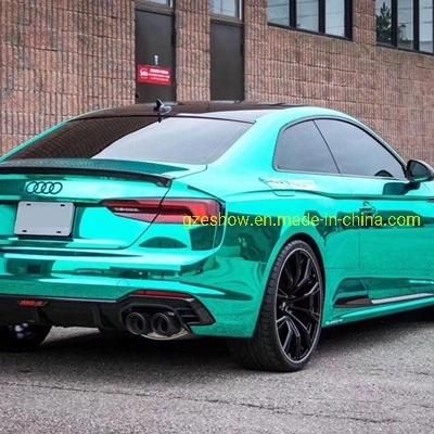 Glossy Turquoise Super Mirror Chrome Vinyl Wrap