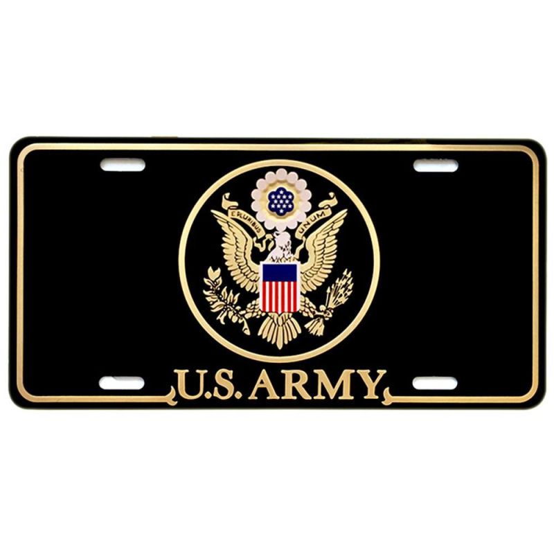 Stamping Embossed Printing Modified Automotive Aluminum License Plate