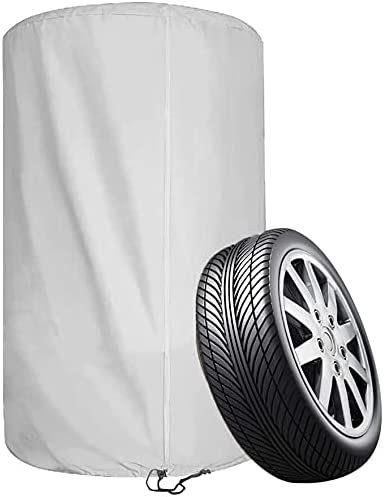 Custom 4-Pack Tire Cover with Different Size Storage Winter Tire Summer Tire