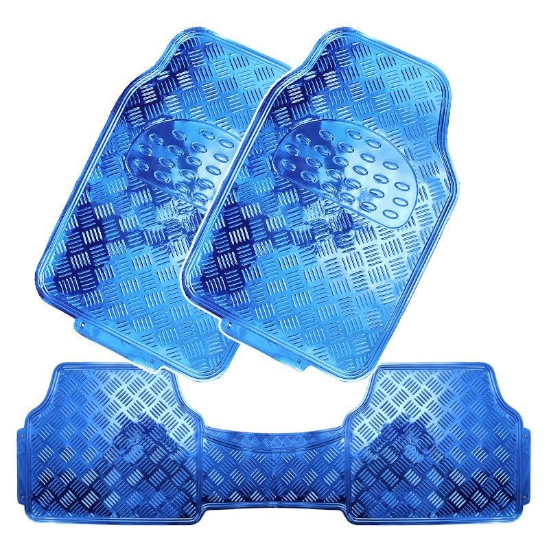 Premium 3PCS Pisos PARA Auto Car Metal PVC Universal Anti-Slip Exquisite Mat Manufacture Wholesale with High Quality