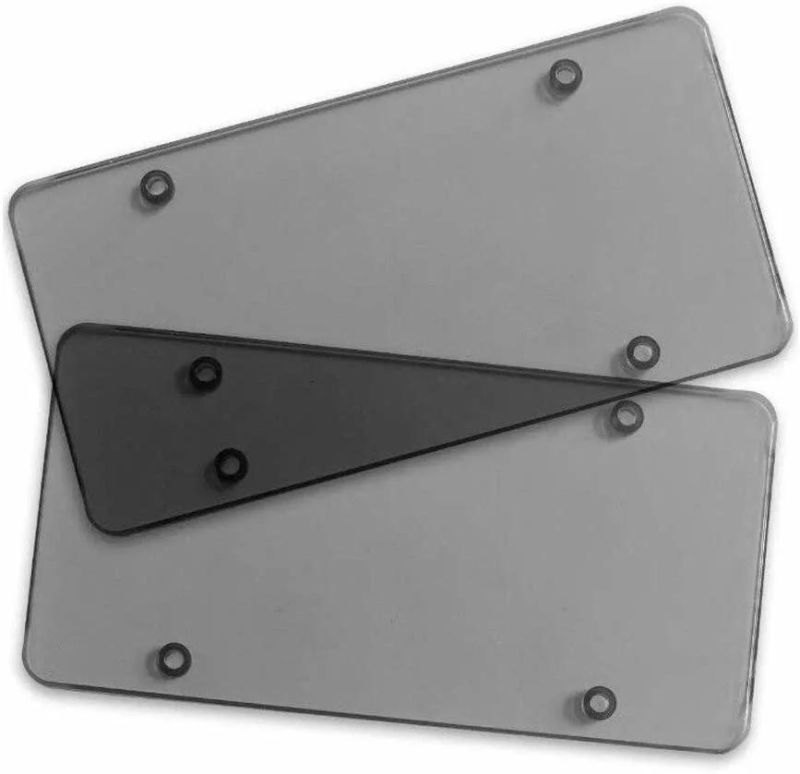 Hot Sellers 2pack Unbreakable Flat Car Licence Plate Cover