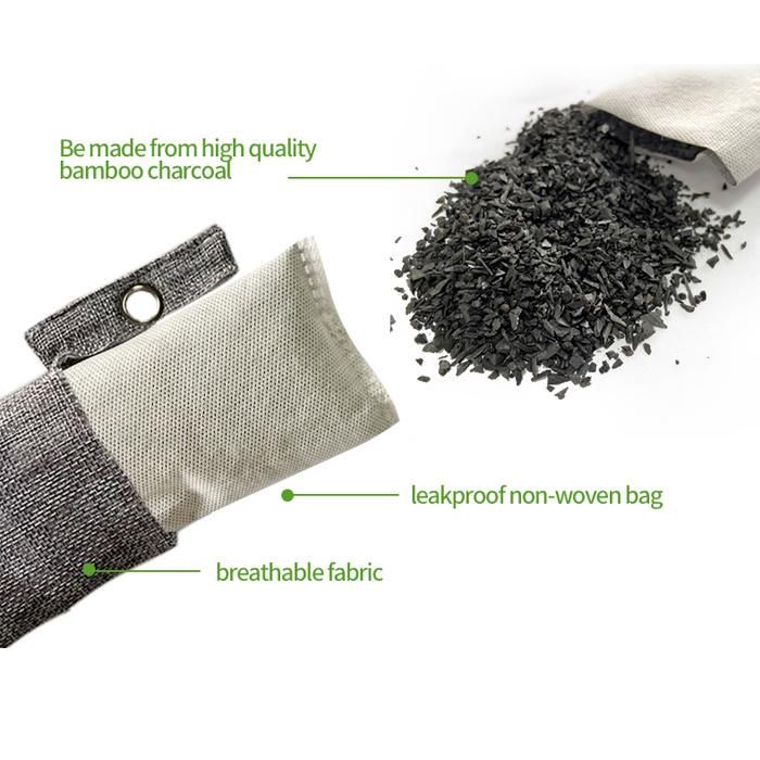 Bamboo Charcoal Bags, Charcoal Bags Absorber for Car, Home, Activated Charcoal Bags Moisture Absorber