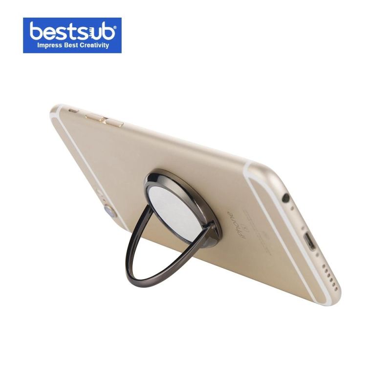 Sublimation Rotating Mobile Phone Ring Holder (Black)