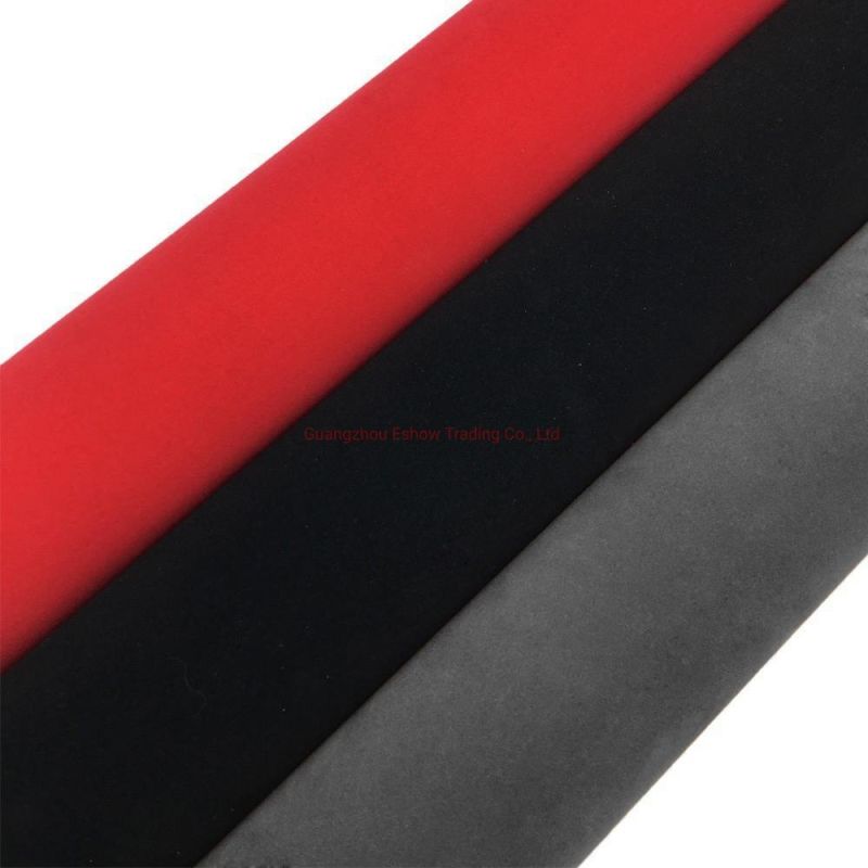 1.52X15m Factory Price Wholesale Car Interior Sticker Red Velvet Suede Car Wrap Vinyl Film