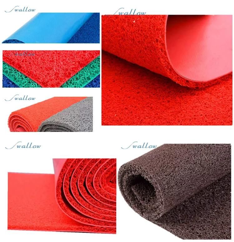 China PVC Noodle Floor Mats/Exquisite Hand Tufted Waterproof PVC Coil Mat / PVC Coil Cushion Mat - Swallow