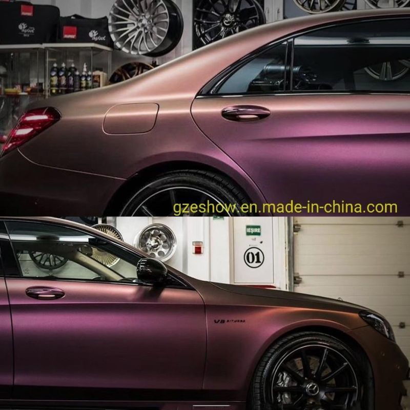 Matte Gradient Series Purple Car Film